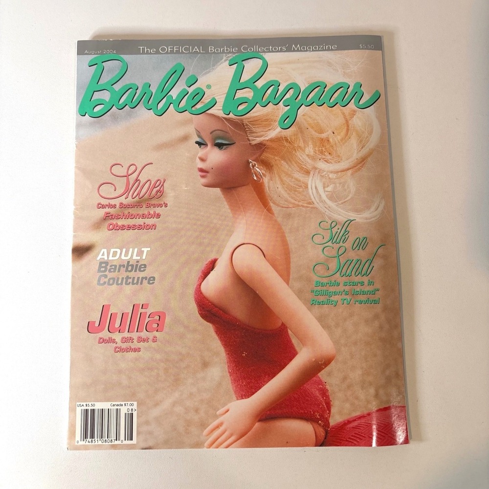 Barbie Bazaar Magazine Vintage Doll Collector Guide Adult Barbie Couture Julia
